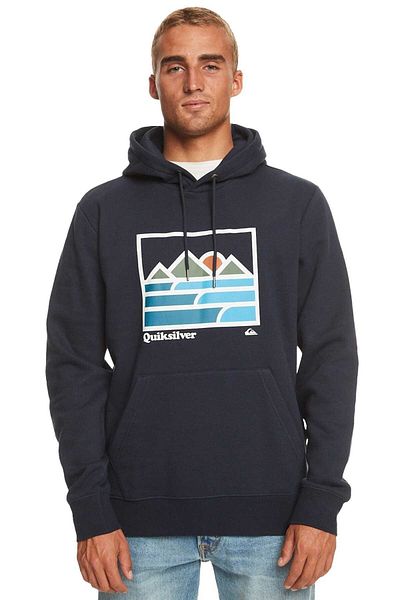 Quiksilver Quiksilver Ls Textile Sweatshirt Navy Blazer Men's Sweatshirt