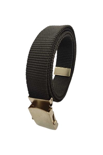 aksoy tactical External Khaki Belt with Metal Buckle - Military Belt