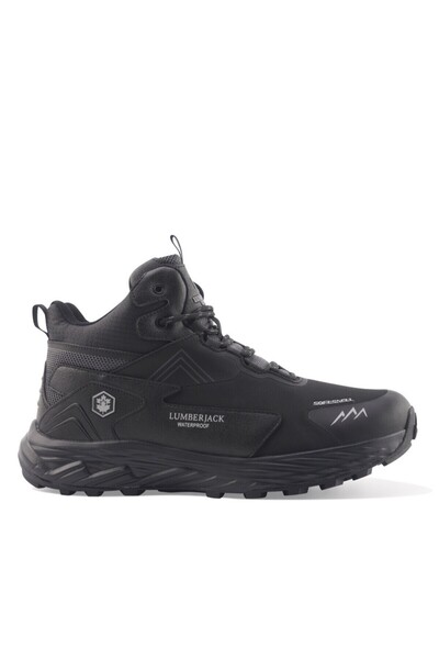lumberjack Cizme impermeabile pentru exterior pentru bărbați Burk Black