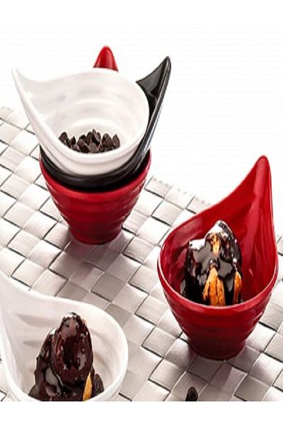 Kazanabil KÜLSAN THERMOSET DROP MINI BOWL 10CM RED