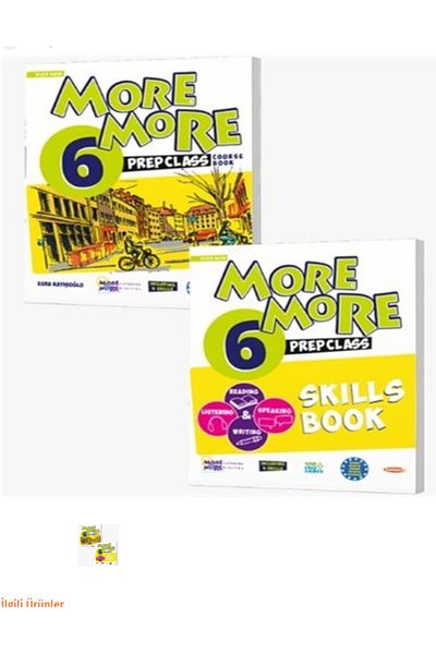 Kurmay Yayınevi 6 MORE&MORE PREP CLASS 2 - مجموعة (صندوق تعليمي + صندوق أمازونا)