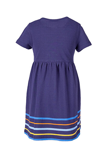 Ozmoz By Mukadder Özden Summer Short Sleeve Cotton Pique Polo Girl's Dress