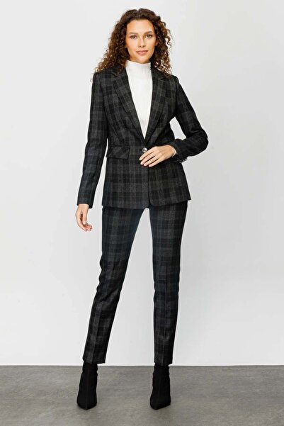 Ekol Γυναικείο μπουφάν με σχέδιο 4077 Μαύρο