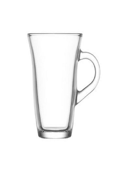 Kazanabil 6 PIECE NİSA PLAIN TEA CUP WITH HANDLES