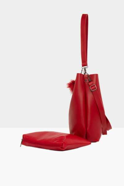 Bagmori Red Women's Magnet Snap Bag M000002770