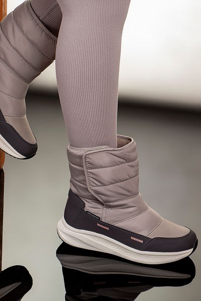 U.S. Polo Assn. ΒΑΣΗ. Polo Assn. Γυναικείες μπότες Cal Fleece Αντιολισθητική Σόλα Velcro