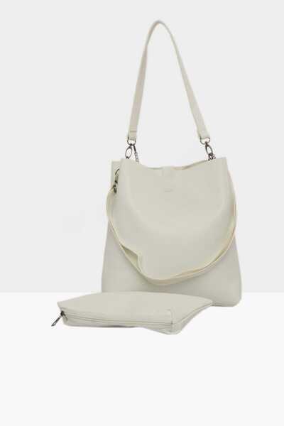 Bagmori White Women's Magnet Snap Bag M000002770