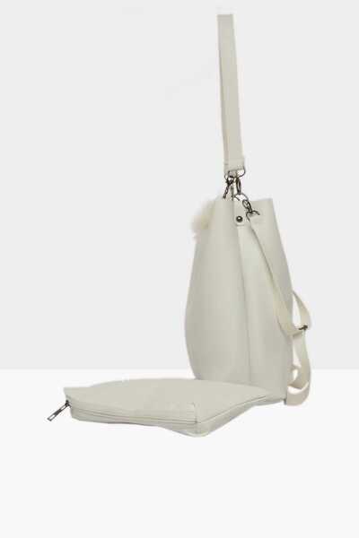 Bagmori White Women's Magnet Snap Bag M000002770