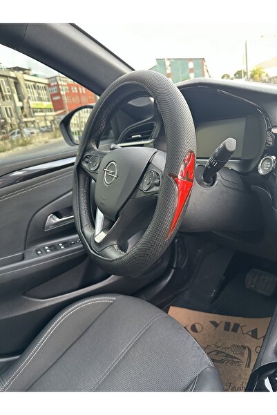 Fox Geçmeli Direksiyon Uyumlu Kılıfı Fosforlu Meşale Kırmızı