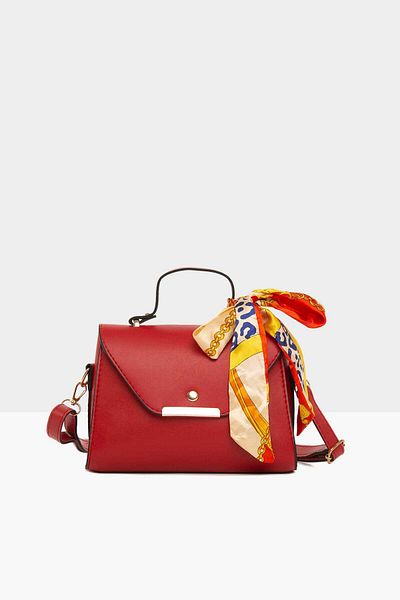 Bagmori Red Women's Covered Shawl Strap Bag M000003228