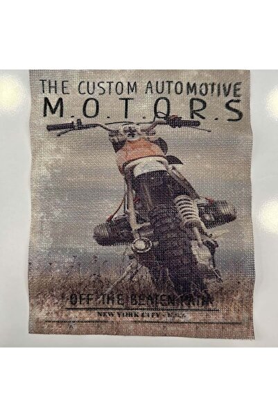 AĞIRSOY Tricou cu broderie Gofres Tudg7 Lățime 18 cm Lungime 22,5 cm - Prețul este pentru 4 bucăți