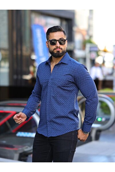 blackpanther Printed Lycra Slim Fit Shirt