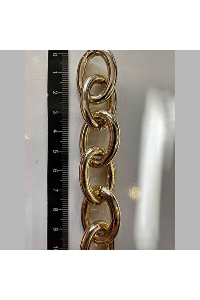 AĞIRSOY Lanț din aluminiu Za204-4.6x20x28 Culoare Aur Pretul este pentru 5 metri