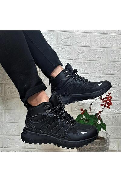 Jump 28680 Siyah Waterproof Kaymaz Taban Erkek Bot