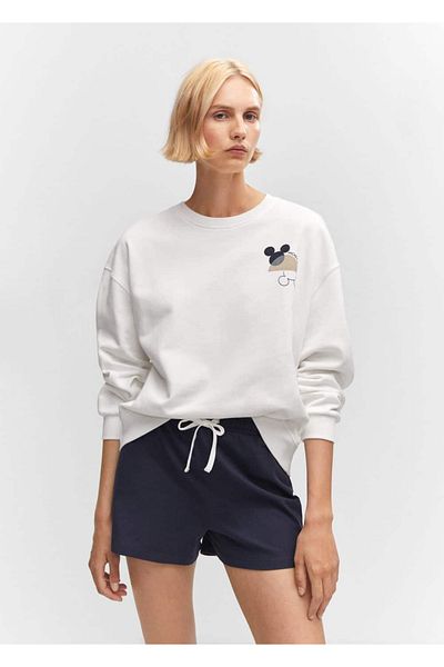 MANGO Woman Mickey Mouse-Sweatshirt