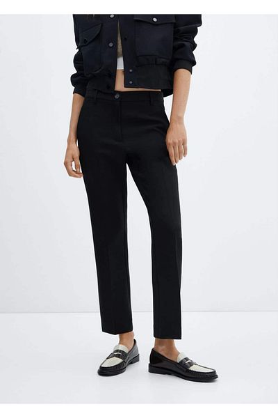 MANGO Woman Straight Cut Trousers