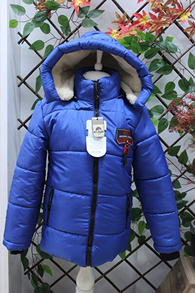 mikam ERKEK ÇOCUK ŞİŞME ELYAF MONT UYGUN İÇİ KÜRKLÜ KABAN