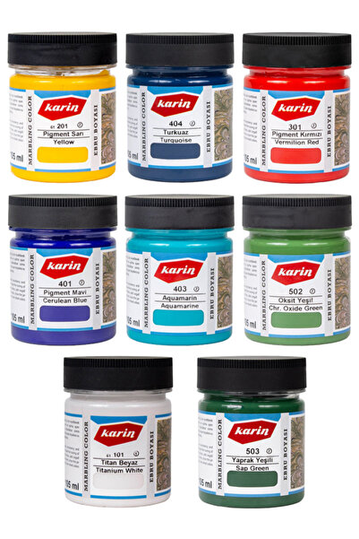 ÜSKÜDAR SANAT Ebru Başlangıç Seti - 25x35 Ebru Başlangıç Seti. Profesyonel Ebru Seti