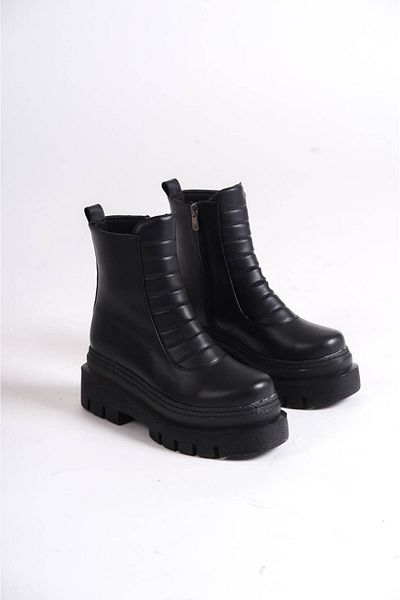 POLO PRESTIGE FANTASTIC Black Leather Sports Boots