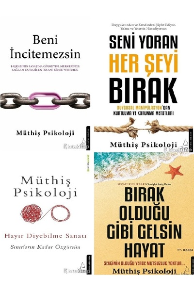 Destek Yayınları Beni İncitemezsin-Hayır Diyebilme Sanatı-Bırak Olduğu Gibi G...