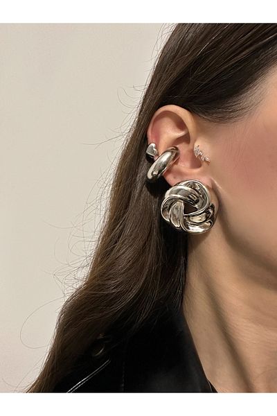 Okko Store Vintage Steel Earrings - Flower Model