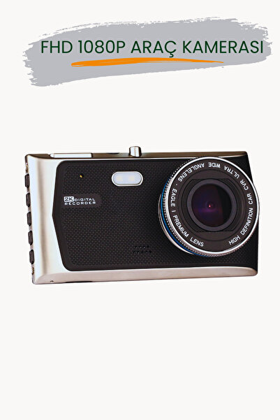 HANGAST Hc-004 4 Inc Dokunmantik Ips Ekran Araç Içi Çift Kamera Gece Görüşlü....