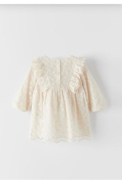 Çipil Embroidered Tulle Dress