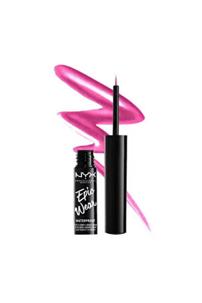 NYX Professional Makeup Epic Wear Metalik Likit Eyeliner Fucshia