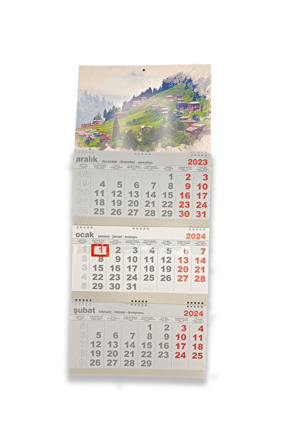 Liva Promosyon Manzaralı 2025 Gemici Takvimi