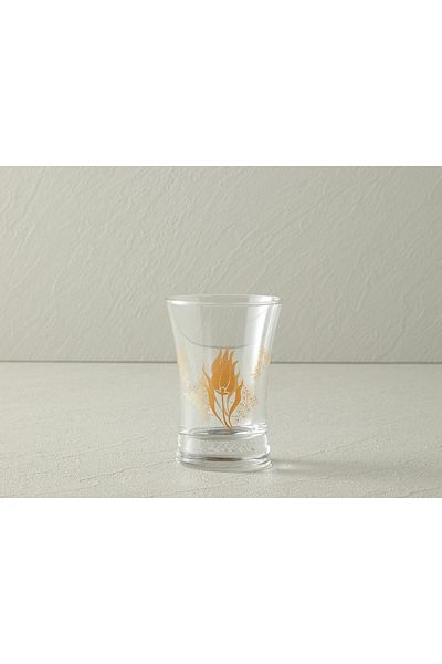 Paşabahçe -Azur 3-Piece Gold Soft Drink Glass - 210 ml