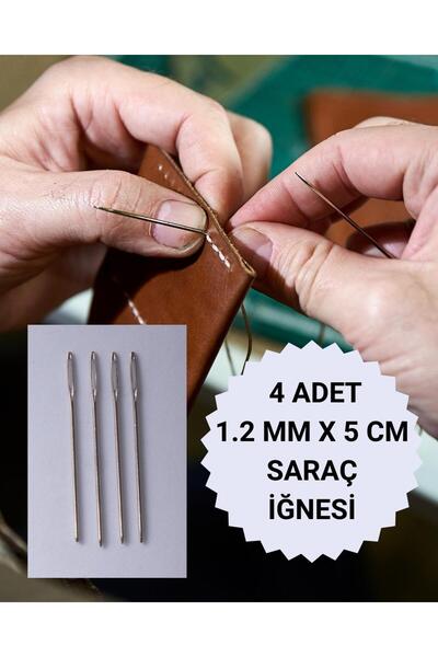 Eskişehir hobi sanat إبرة خياطة يدوية برأس حادة، إبرة سرج، إبرة خياطة جلدية 1...