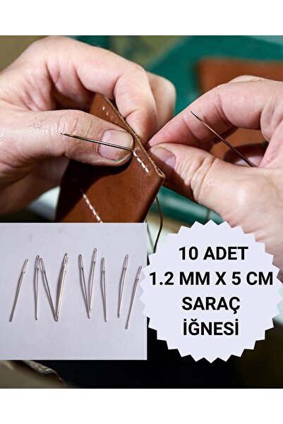 Eskişehir hobi sanat إبرة خياطة يدوية برأس حادة، إبرة سرج، إبرة خياطة جلدية 1...