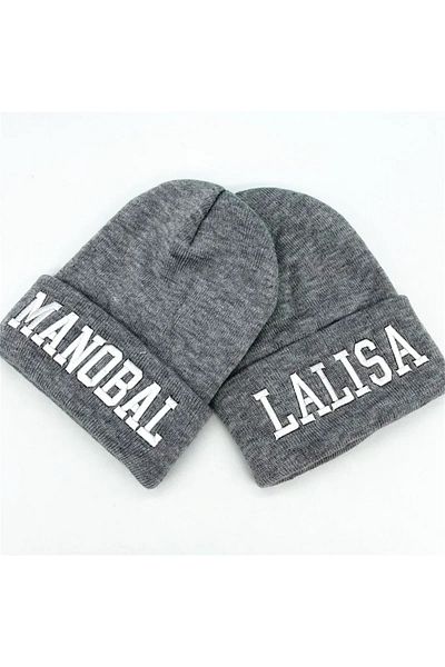 Köstebek K-Pop Black Pink Lalisa Monapol Double BTF Beanie
