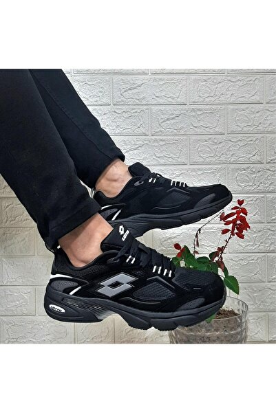 Lotto Norwell Siyah Memoryfoam Kaymaz Koşu Spor Ayakkabı
