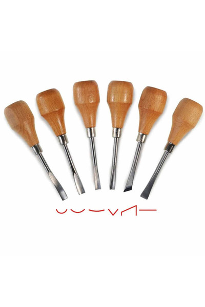 Art & Art Ahşap ve Seramik Oyma Seti (Iskarpela Takımı) 6'lı