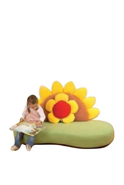 Süngercim Sünger Ayçiçeği Koltuk 3 Kişilik 150x75x85