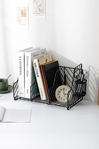 Miniminti Desktop Book Shelf Organizer - Black