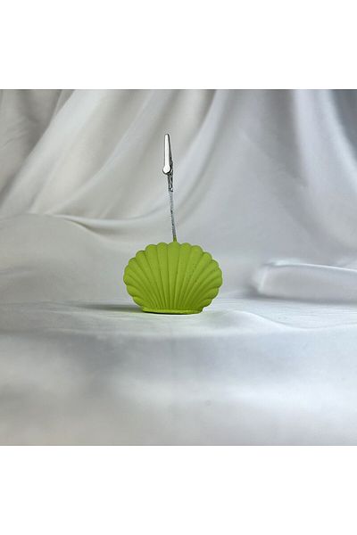 oasis decoration Green Oyster Note Holder, Photo Holder