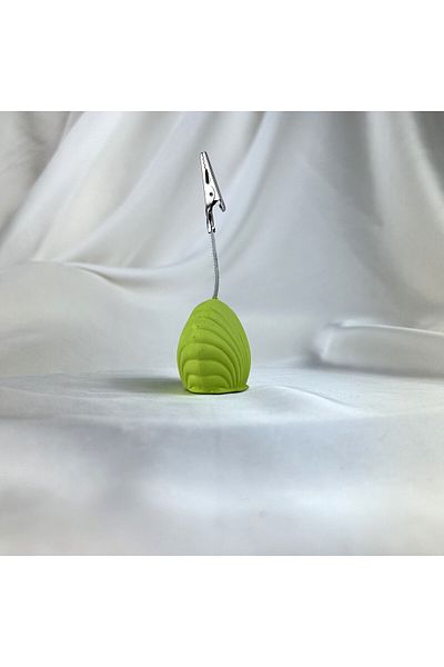 oasis decoration Green Oyster Note Holder, Photo Holder