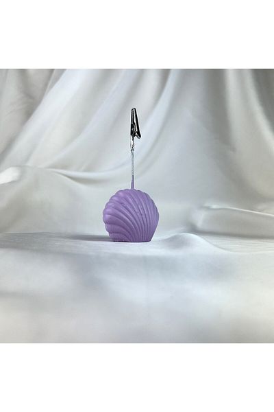 oasis decoration Lilac Oyster Note Holder, Photo Holder