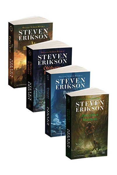 İthaki Yayınları Malazan Yitikler Kitabı Serisi 4 Kitap Takım (Karton K.)