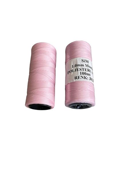DERİONLİNE Sim 1 Millim Hobby Saddler Leather Rope Coil 100 Meters