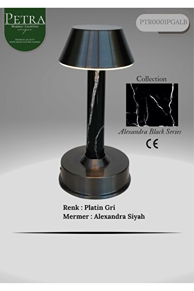 Petra Marble Lighting Petra Marble Alexandra Black Collection Lüks Ambiyans D...