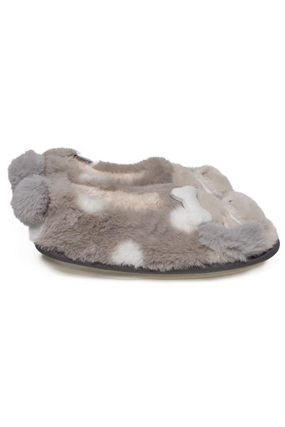 Twigy Cc0800 Tw Yumak Home Grey Παντόφλες για κορίτσια