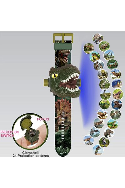 Kumik Projection with dinosaur figure projects 24 different characters on the wall