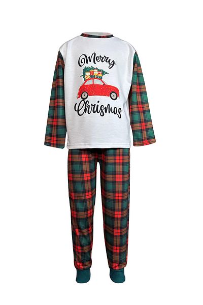Bolder New Year Printed Green Pajama Set
