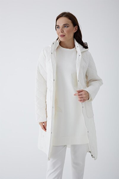 Mymood Hooded Quilted Coat