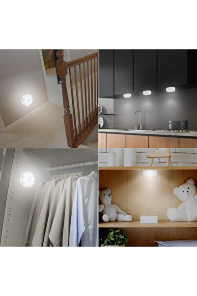 devigo Sensörlü Led Aydınlatma Tezgah Altı Koridor Merdiven Için Kablosuz Güçlü Mıknatıslı