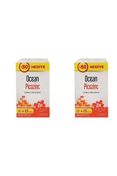Ocean Picozinc Çinko 30+15 Tablet - 2'li Set