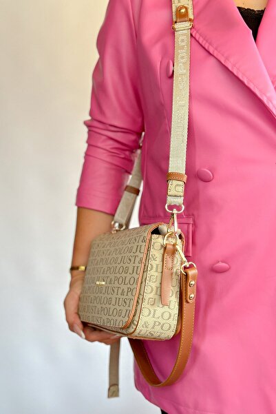 Just Polo Medium Size Sports Model Multi-Compartment Women's Cross Shoulder B...